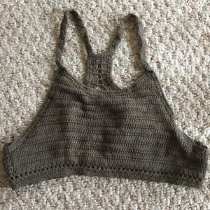 Knit racerback bralette